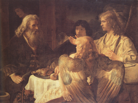 Abraham and the three Angels (mk33)